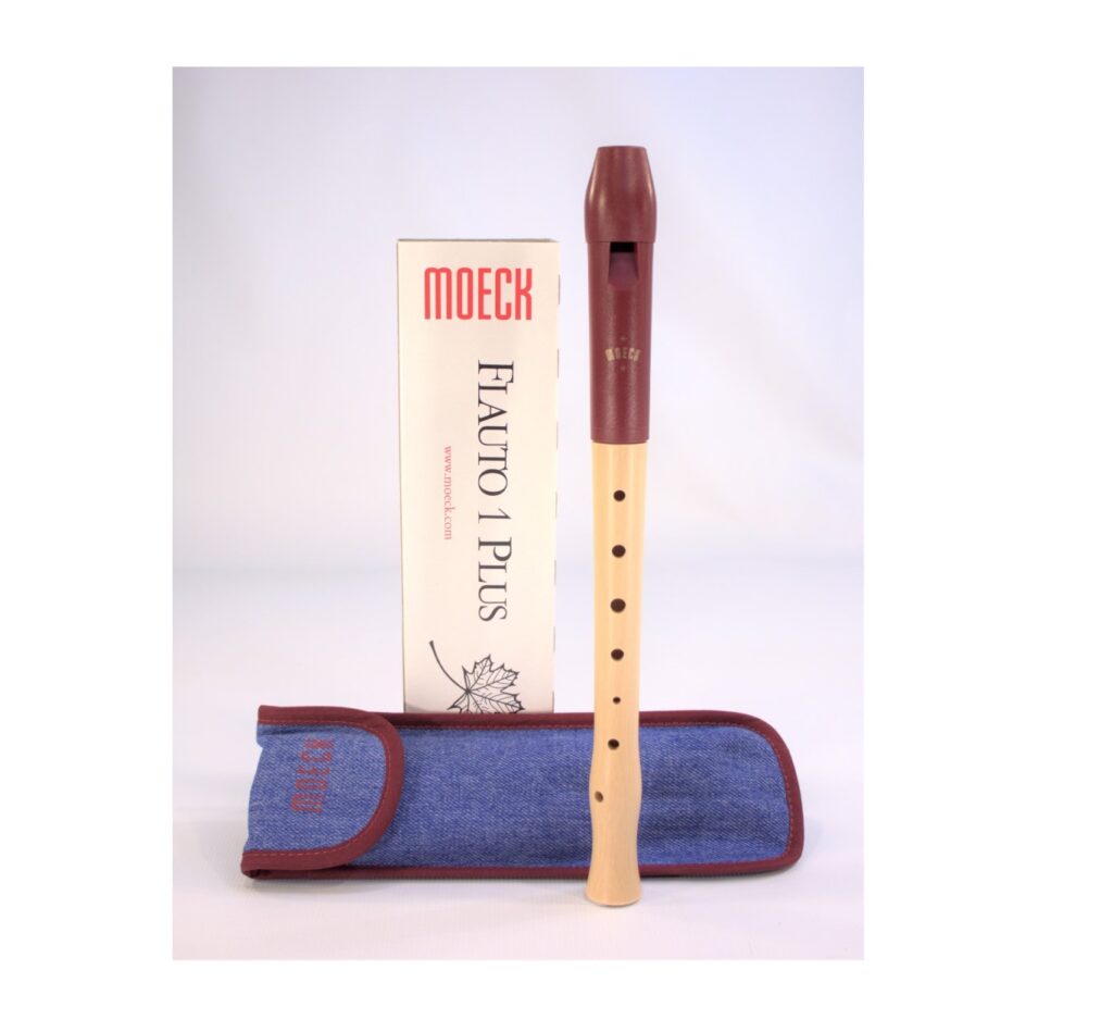 Moeck Recorder Diatonic Flauto 1 Plus German Fingering Single Holes
