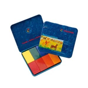 Stockmar Wax Blocks in Tin case x 8 Waldorf Selection